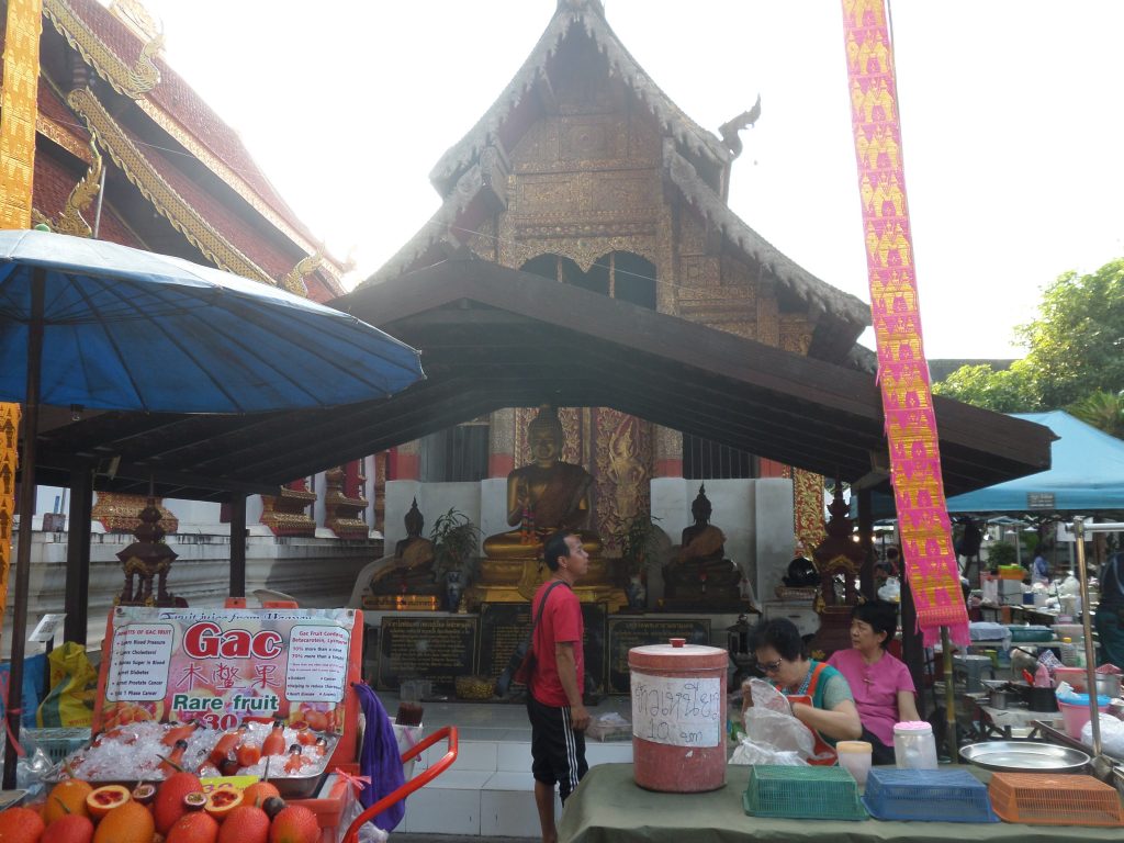 Temple market, Chiang Mai
