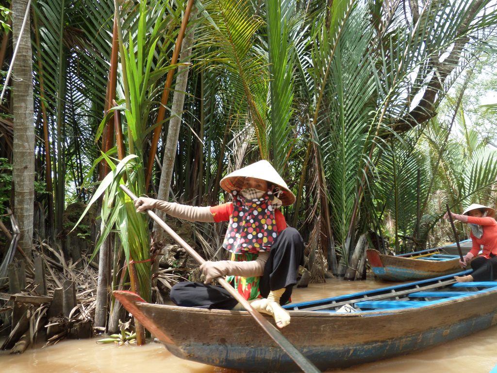 Boat ride My Tho Vietnam